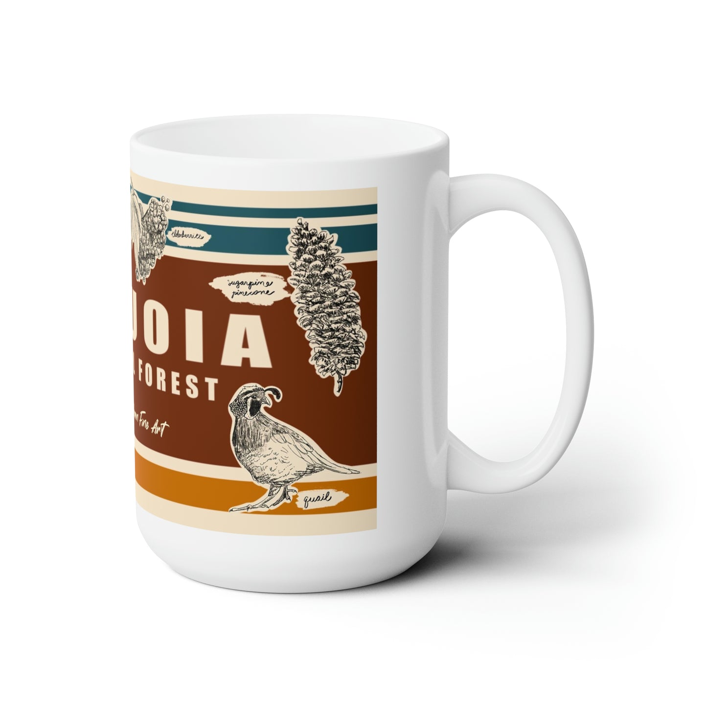 Sequoia National Forest Collage 15oz Ceramic Mug