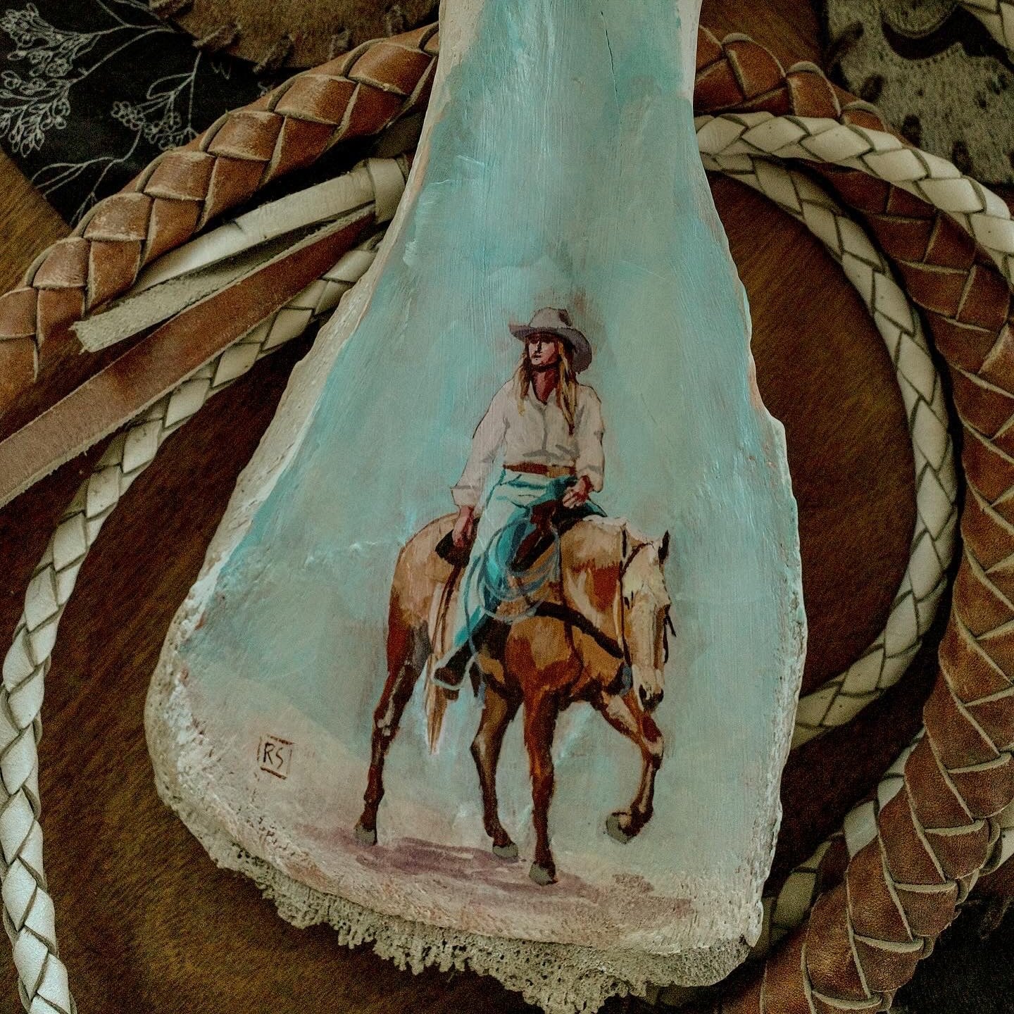 Cowgirl Commission Hand-Painted