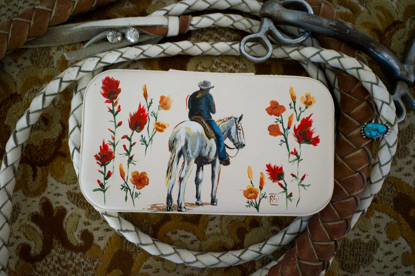 Good Mule Hand-Painted Jewelry Case