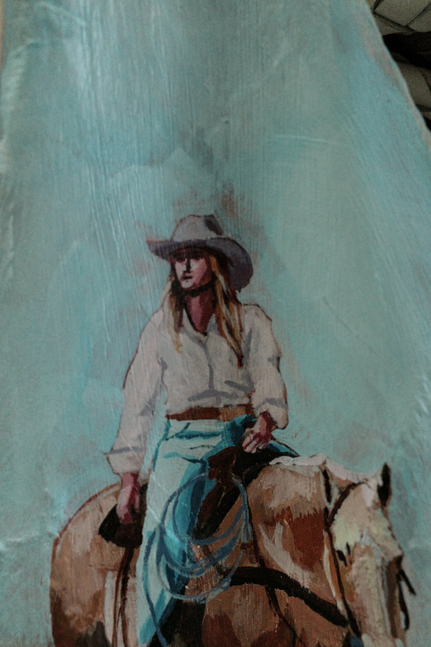 Cowgirl Commission Hand-Painted