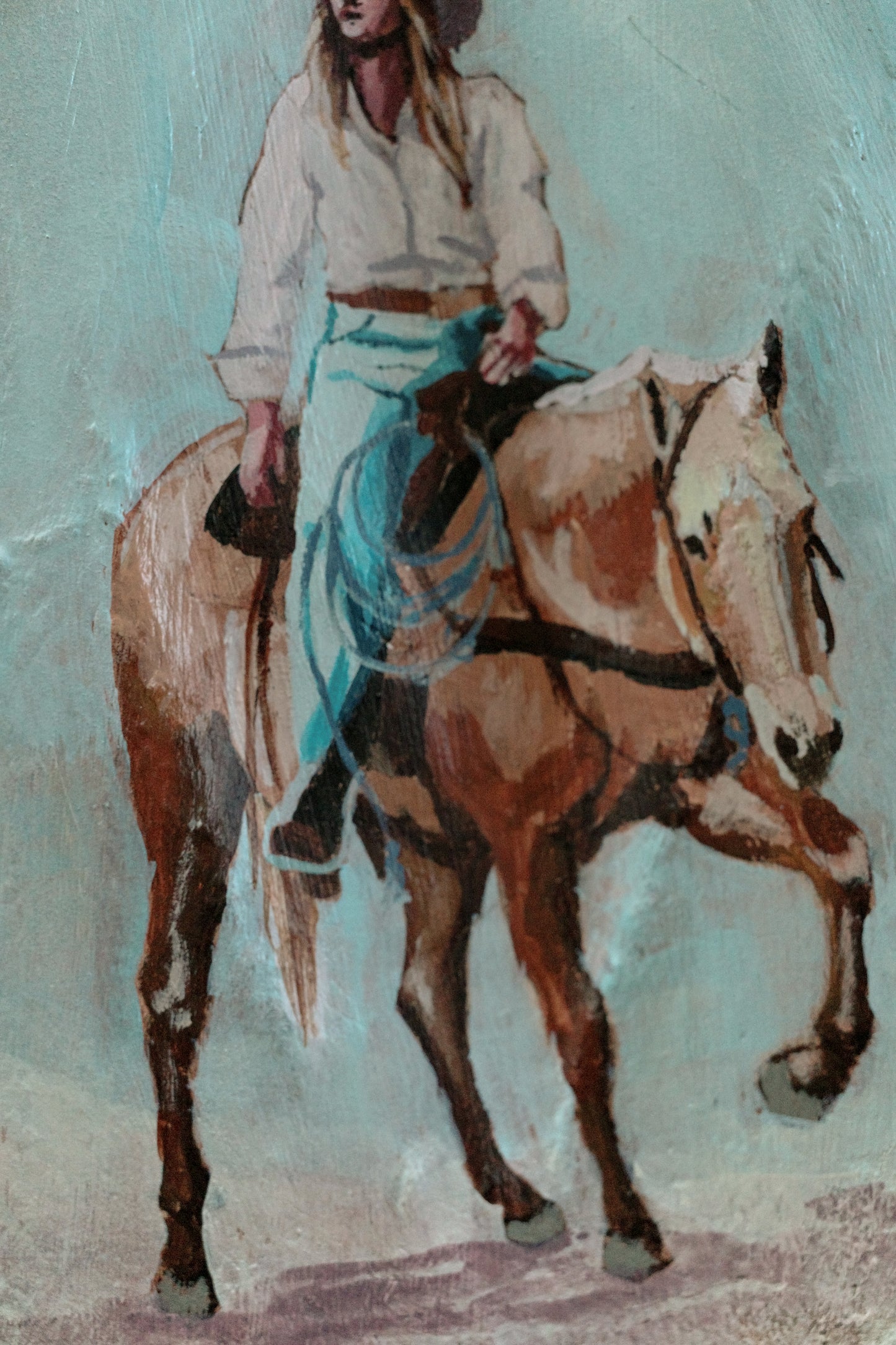 Cowgirl Commission Hand-Painted