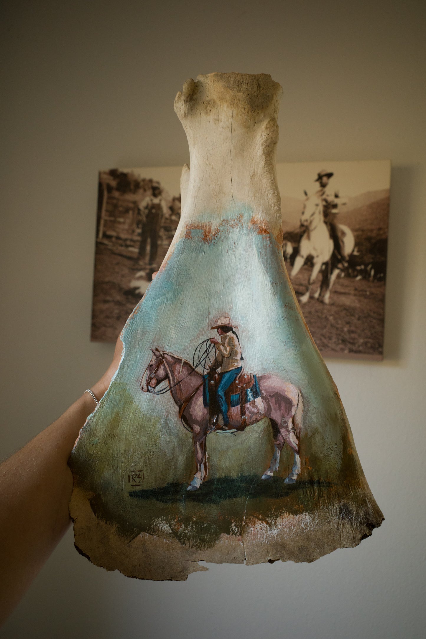 Cowboygal Commission Hand-Painted