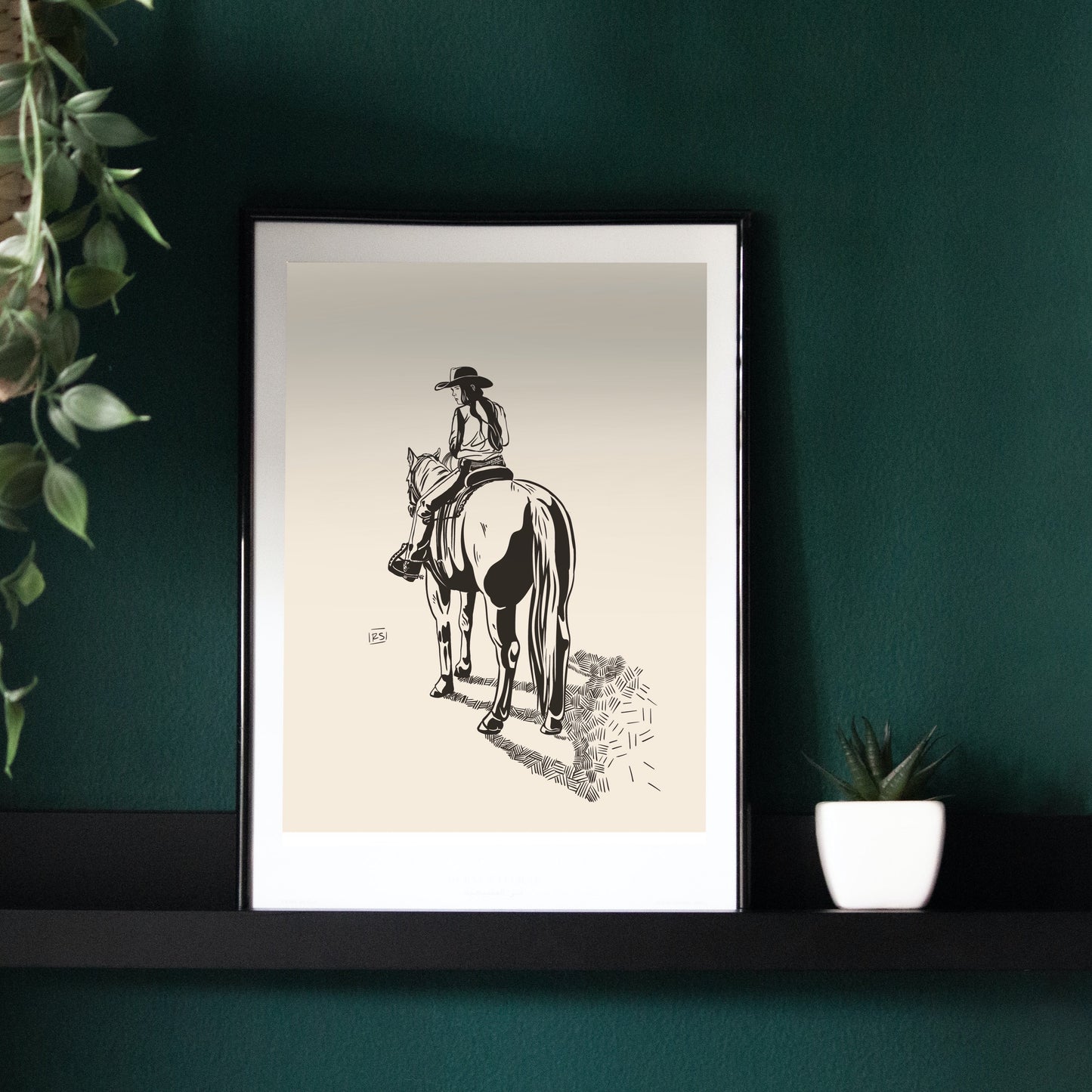 Cowgirl Tough Digital Print