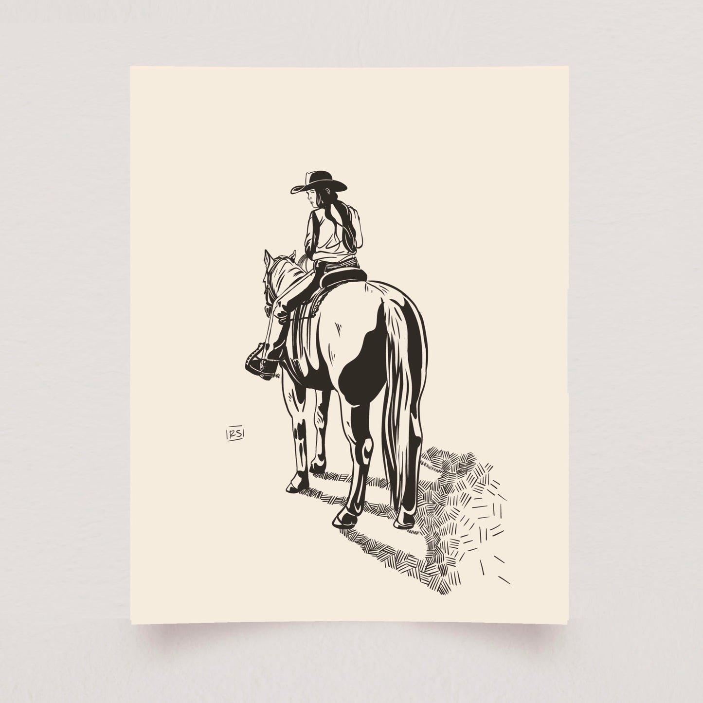 Cowgirl Tough Digital Print