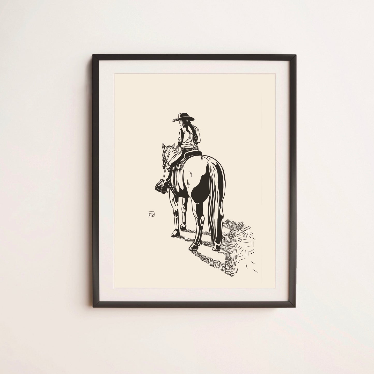 Cowgirl Tough Digital Print