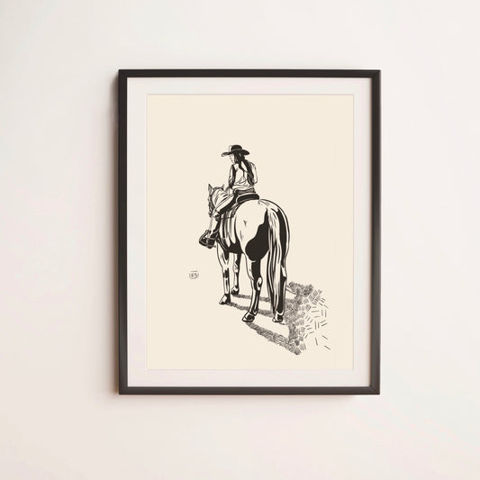 Cowgirl Tough Digital Print