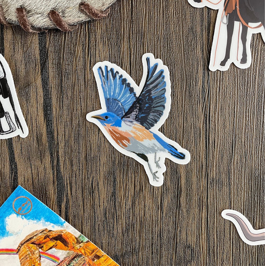 Blue Bird Sticker