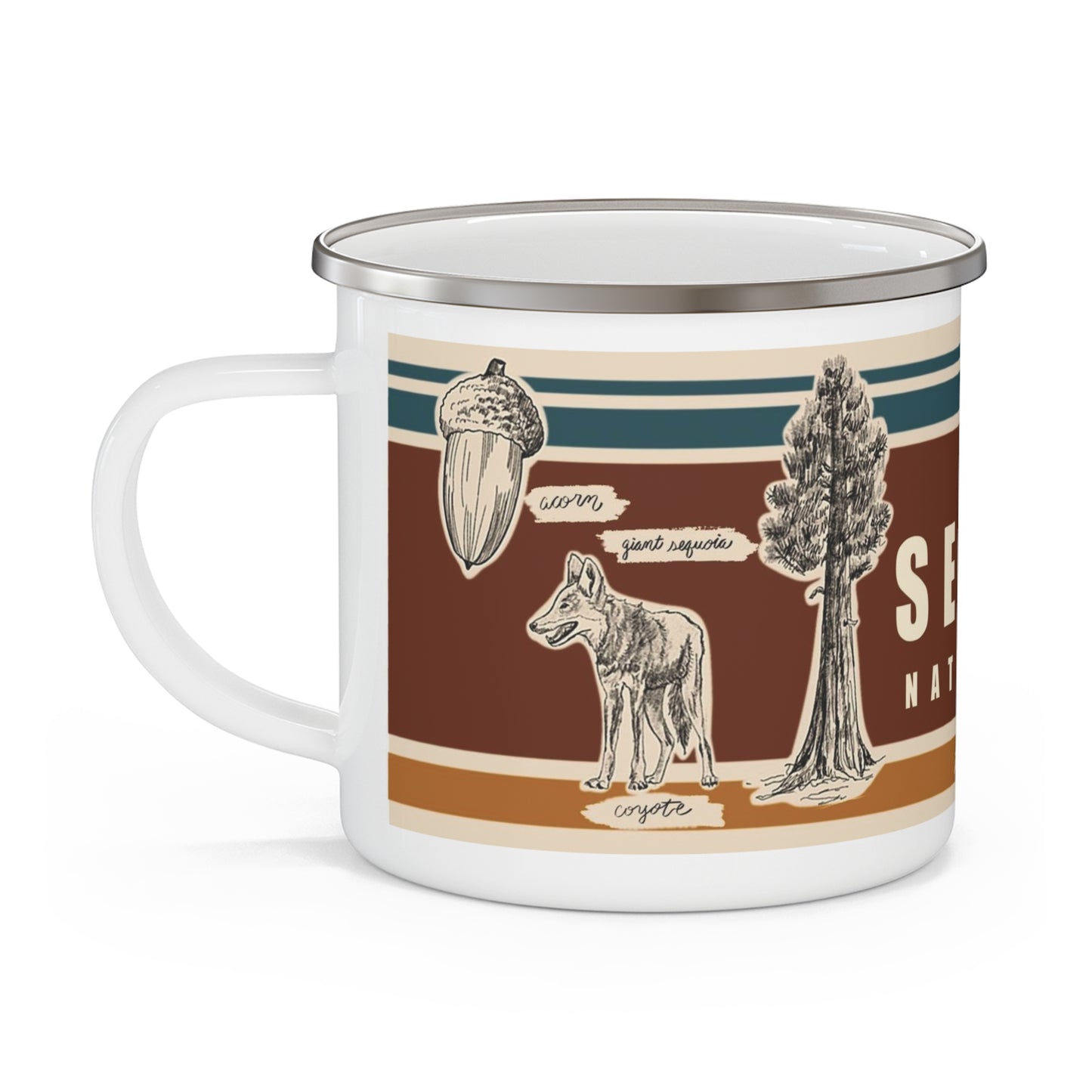 Sequoia National Park Enamel Mug