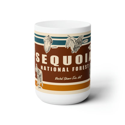 Sequoia National Forest Collage 15oz Ceramic Mug