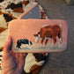 Cow Dog Hand-Painted Jewelry Case