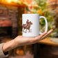 Naughty Reindeer 15oz Ceramic Mug