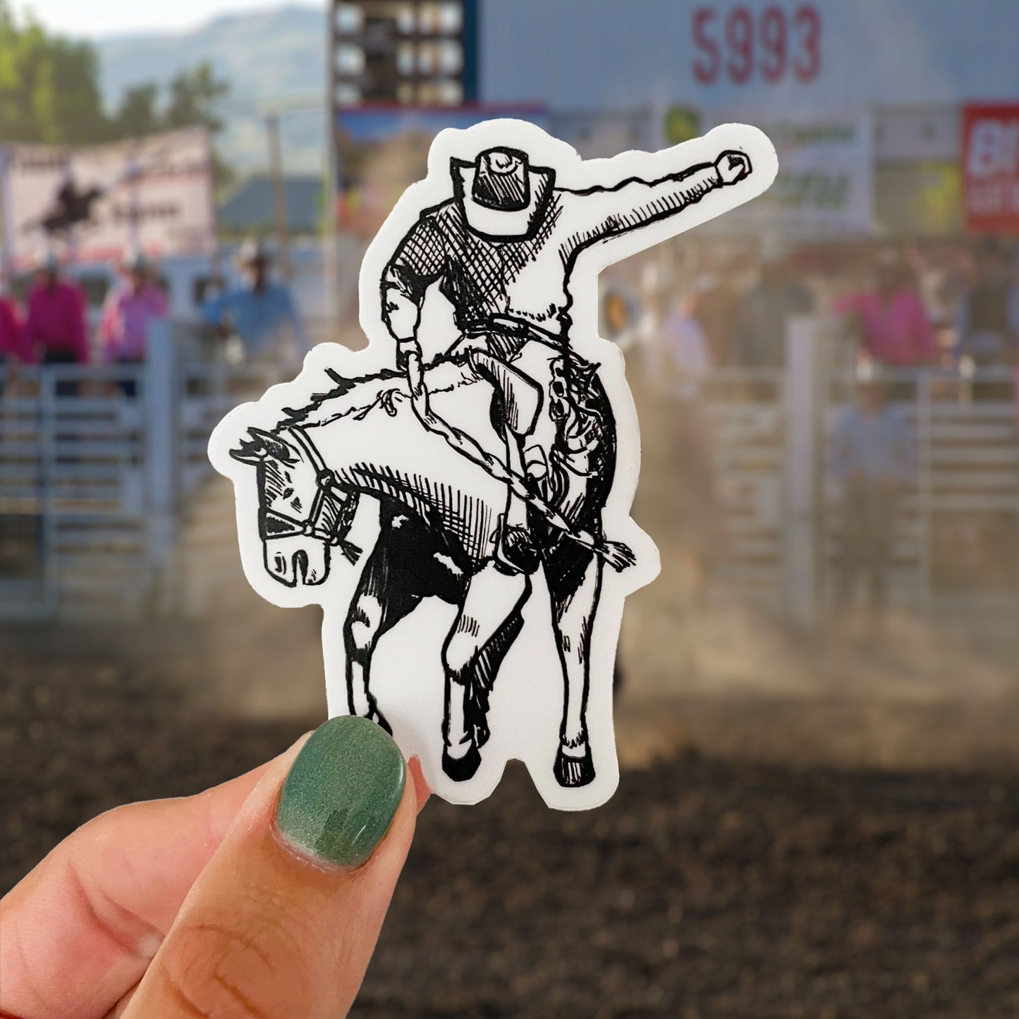 Rodeo Bronc Sticker