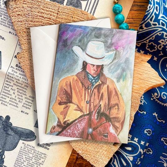 Cowgirl Greeting Card