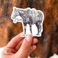 Cow Horse Sticker